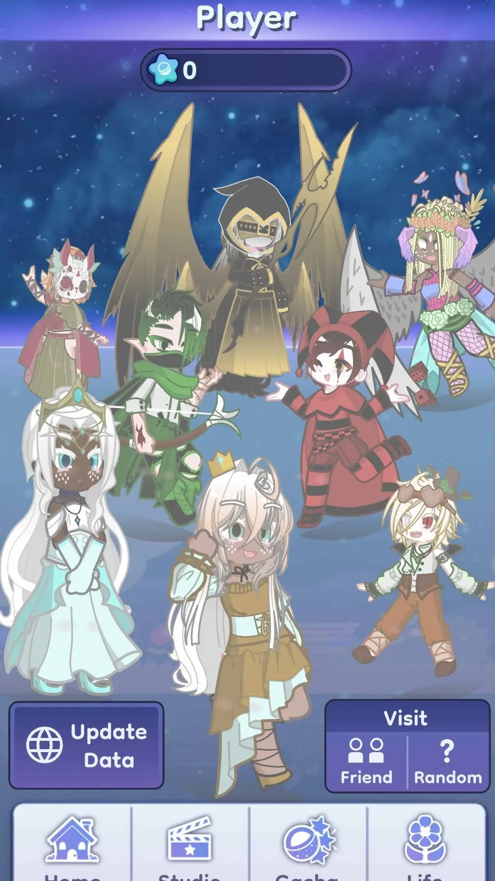 ai character: OC challenge  background