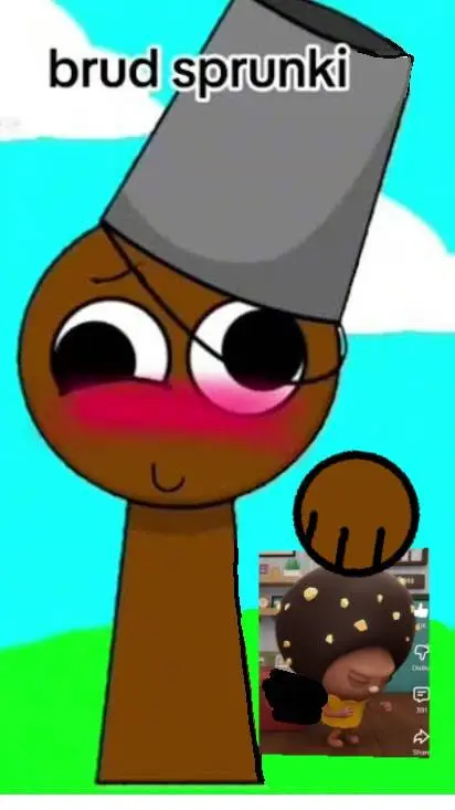 ai character: Brud x Choco background