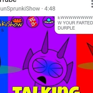 chat with ai character: Durple had sick!