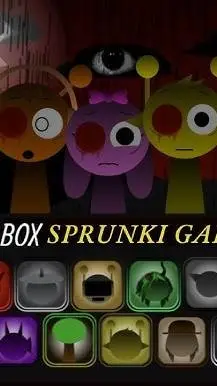 ai character: sprunki hate gray background