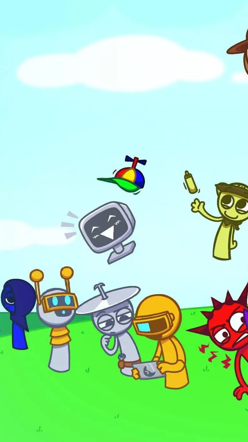 ai character: sprunki background