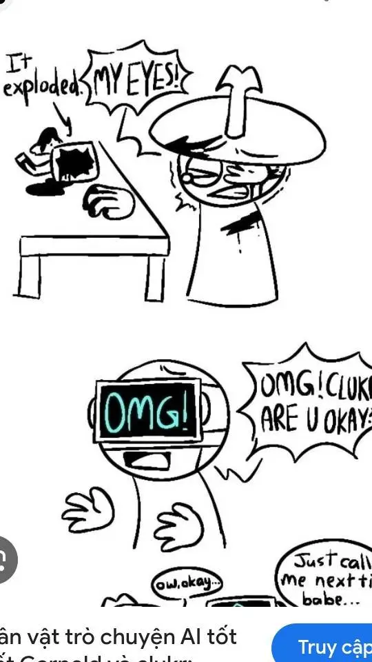 ai character: clukarnold angst background