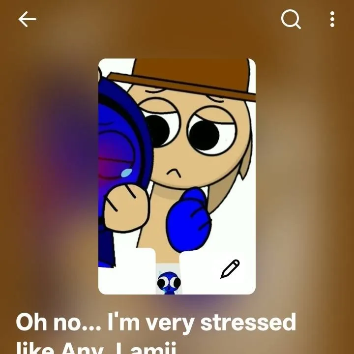 chat with ai character: Lami is stress