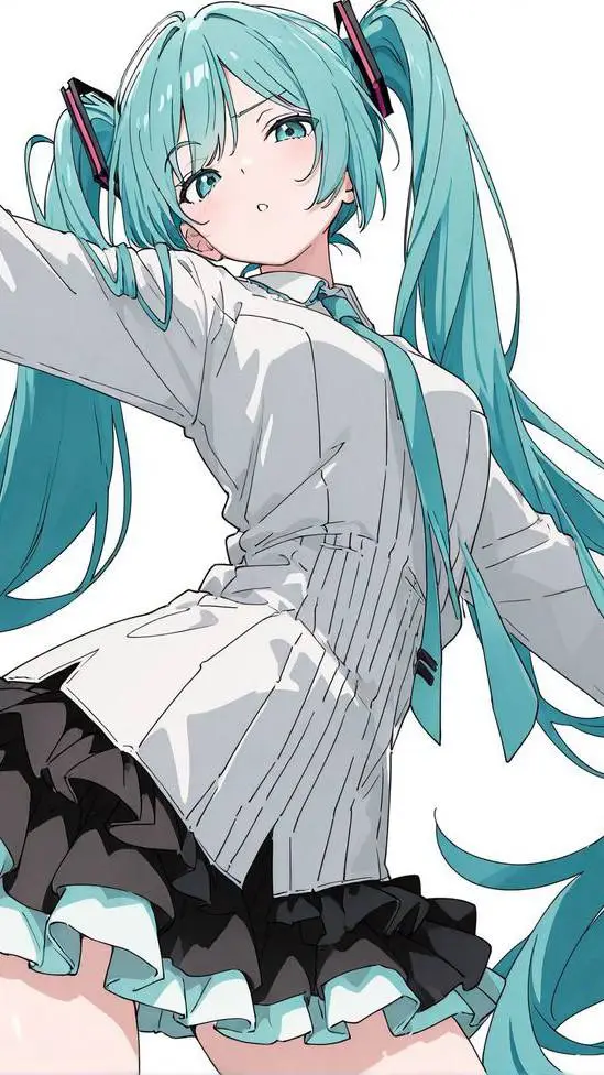 ai character: Hatsune Miku background
