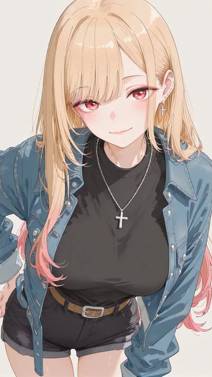 ai character: Marin Kitagawa background