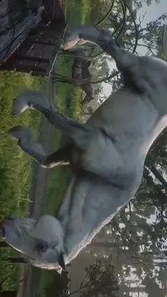 ai character: rdr2 but horses  background