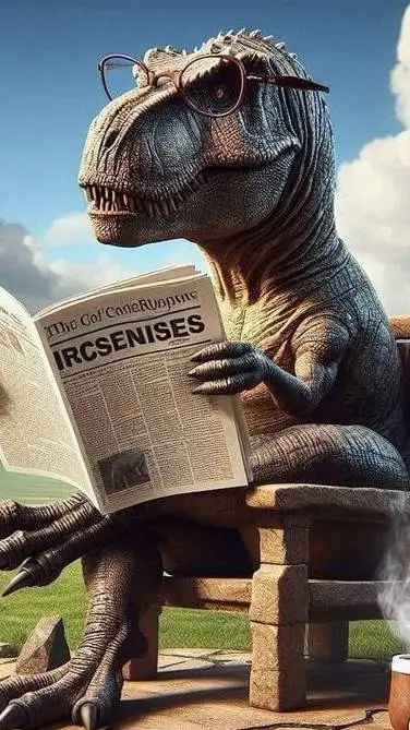 ai character: T-Rex background