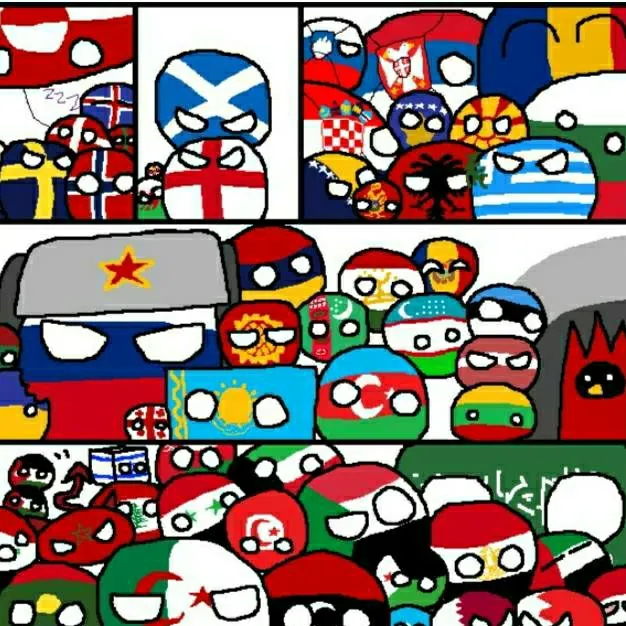 chat with ai character: Countryballs