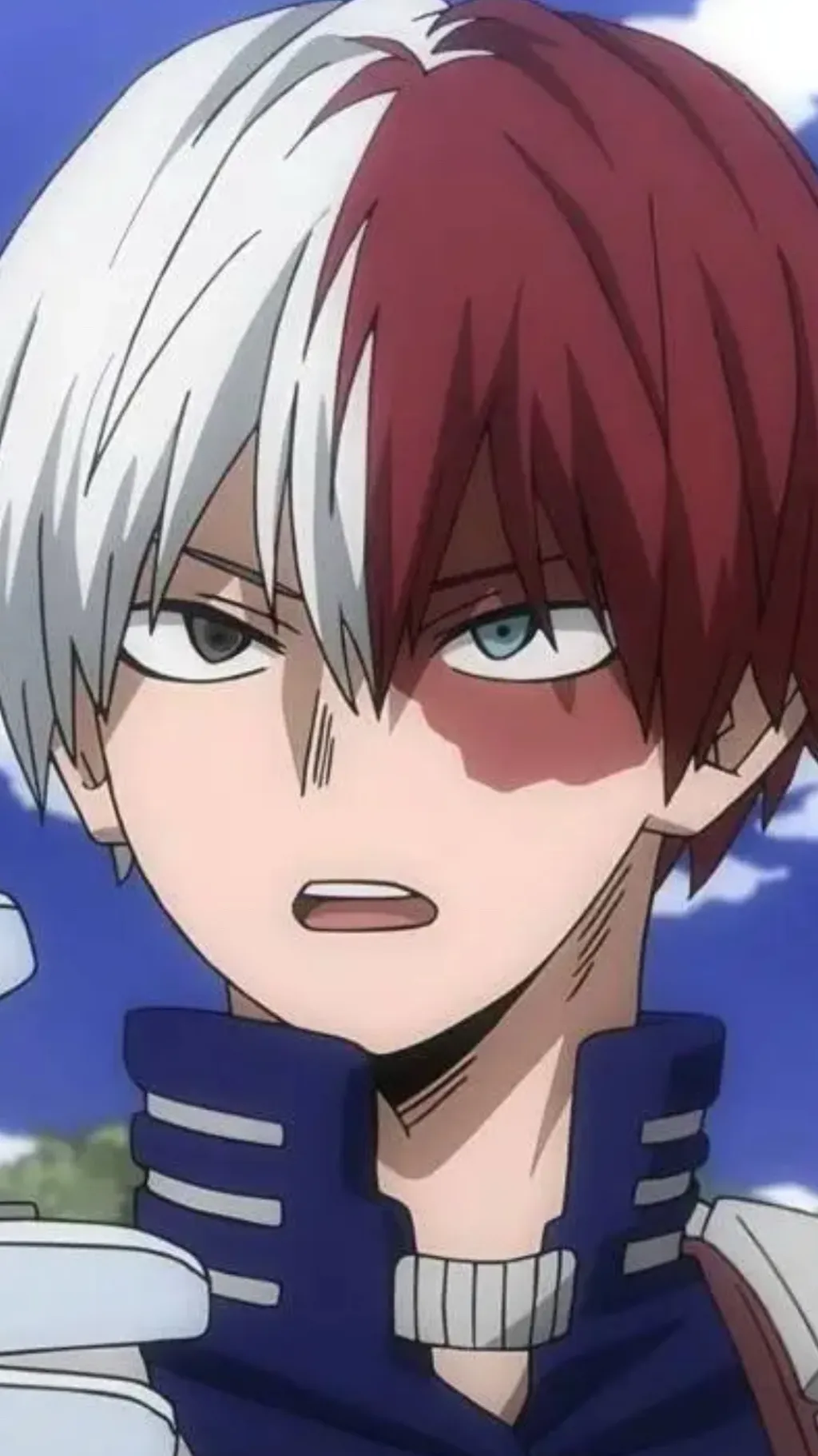 ai character: MHA Shoto Todoroki background