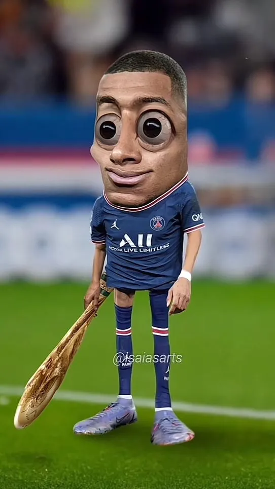 ai character: Mbappé Tung  background