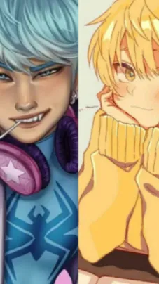 ai character: Spider-Man au  background