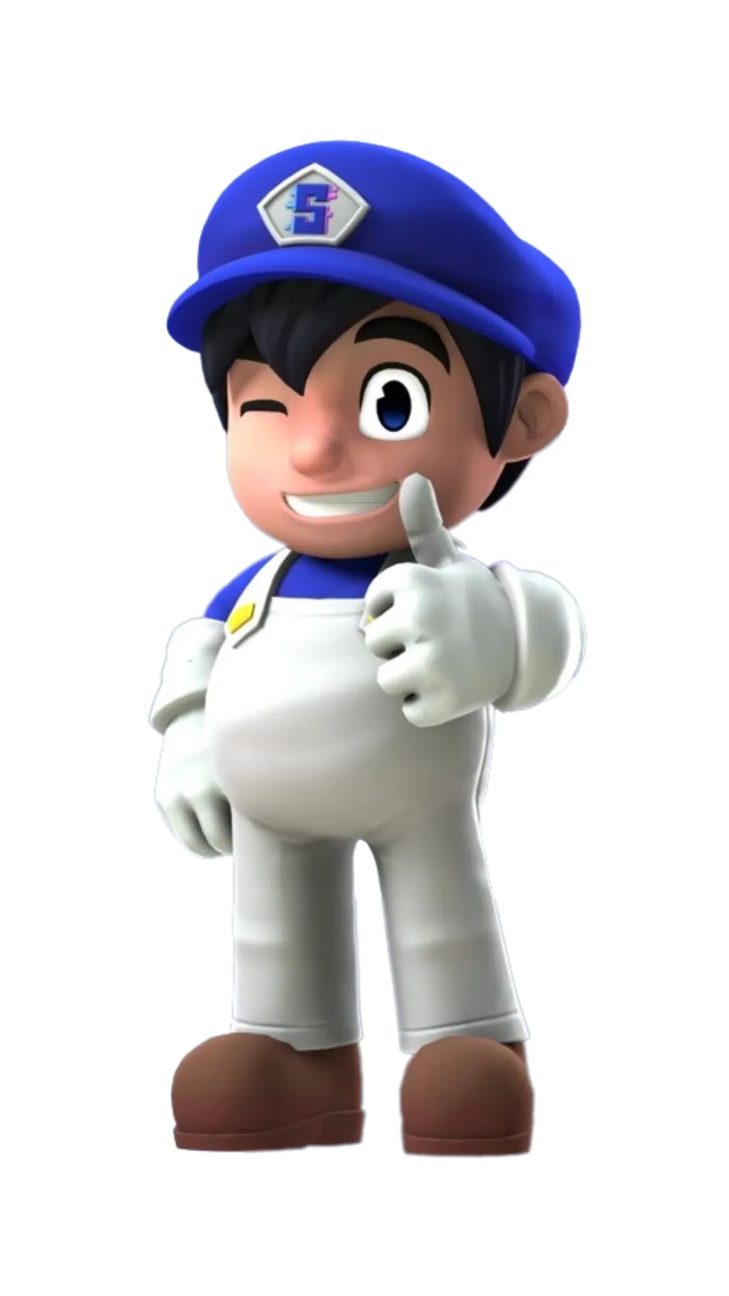 ai character: Smg4  background