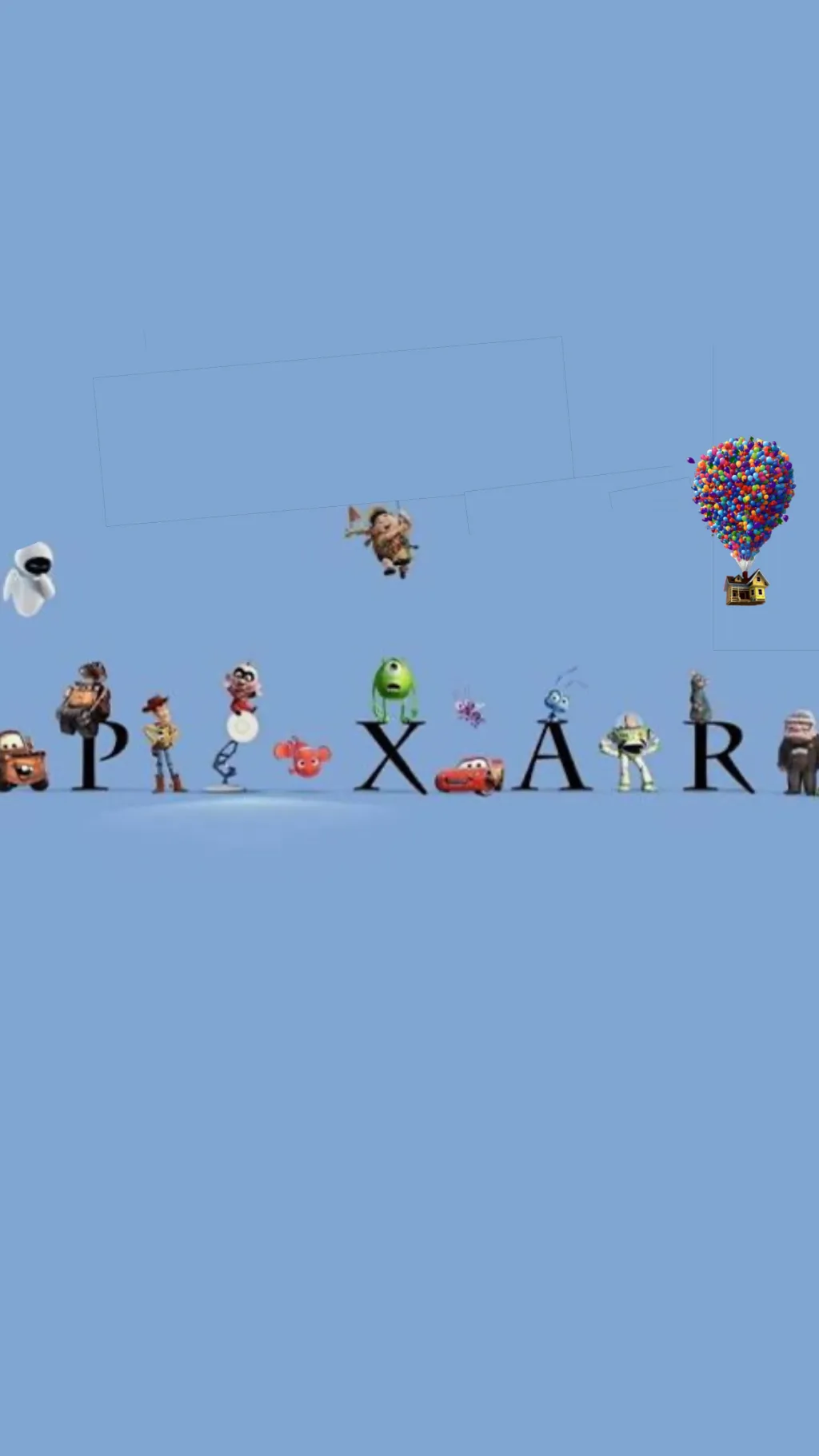 ai character: Pixar mini games background