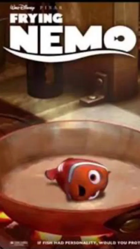 ai character: frying Nemo background