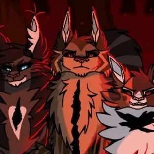 chat with ai character: dark forest cats