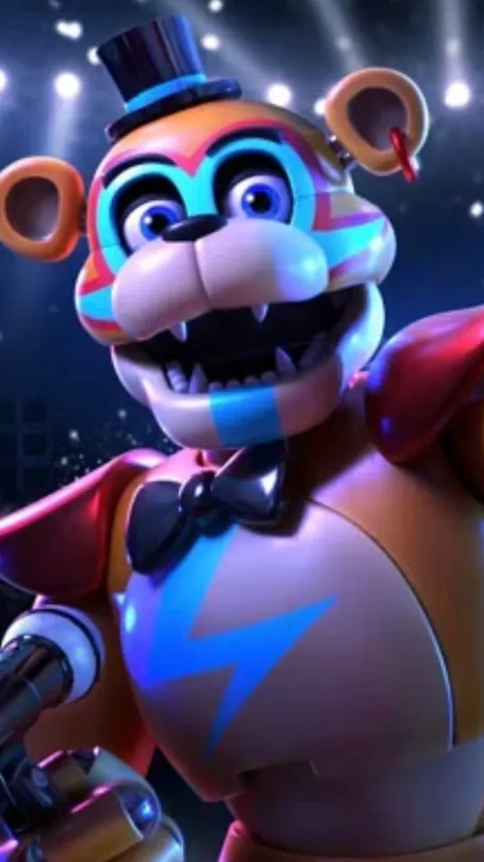 ai character: Glamrock Freddy background