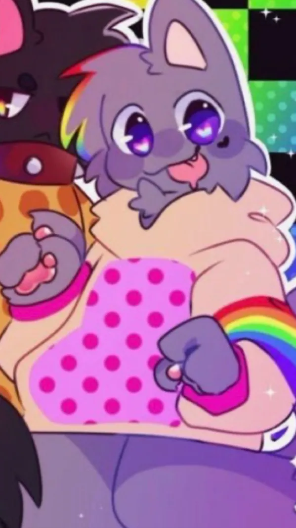 ai character: 🌈Nyan cat 🌈  background