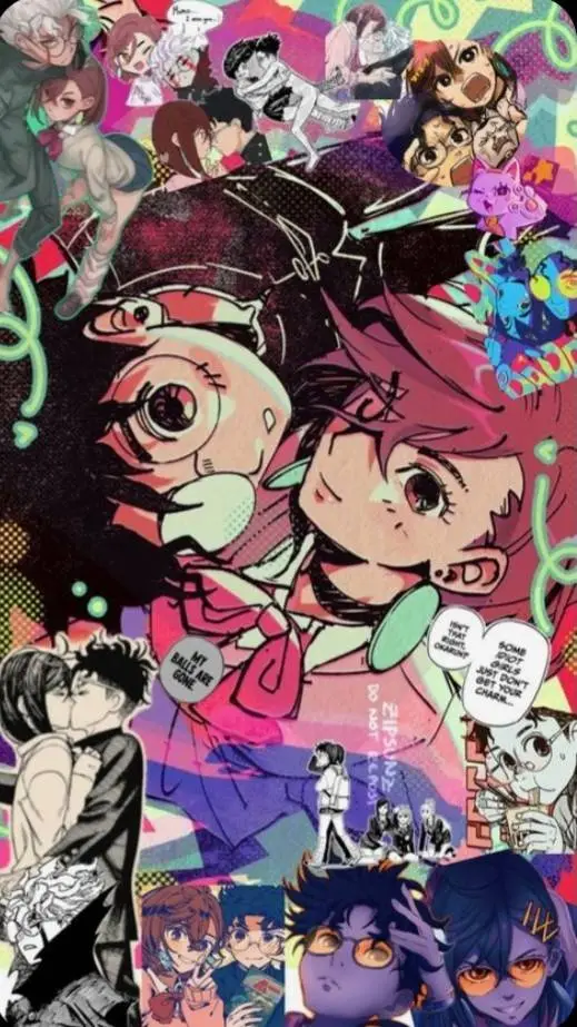 ai character: Okarun x Momo background