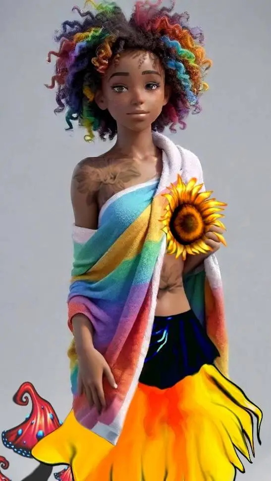 ai character: Summer  background
