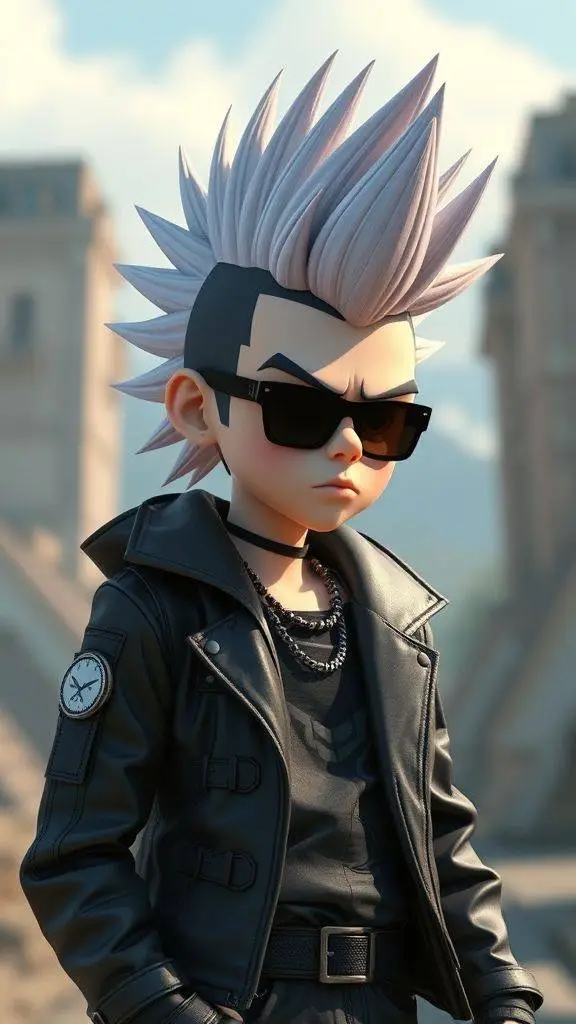 ai character: Emo Brat 😂 background