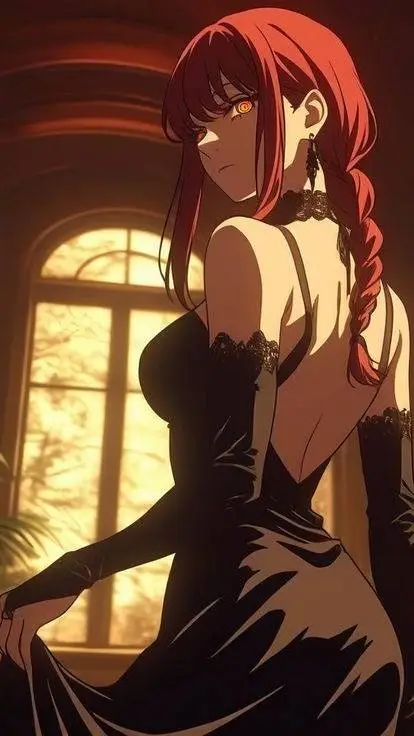 ai character: Makima- requested background