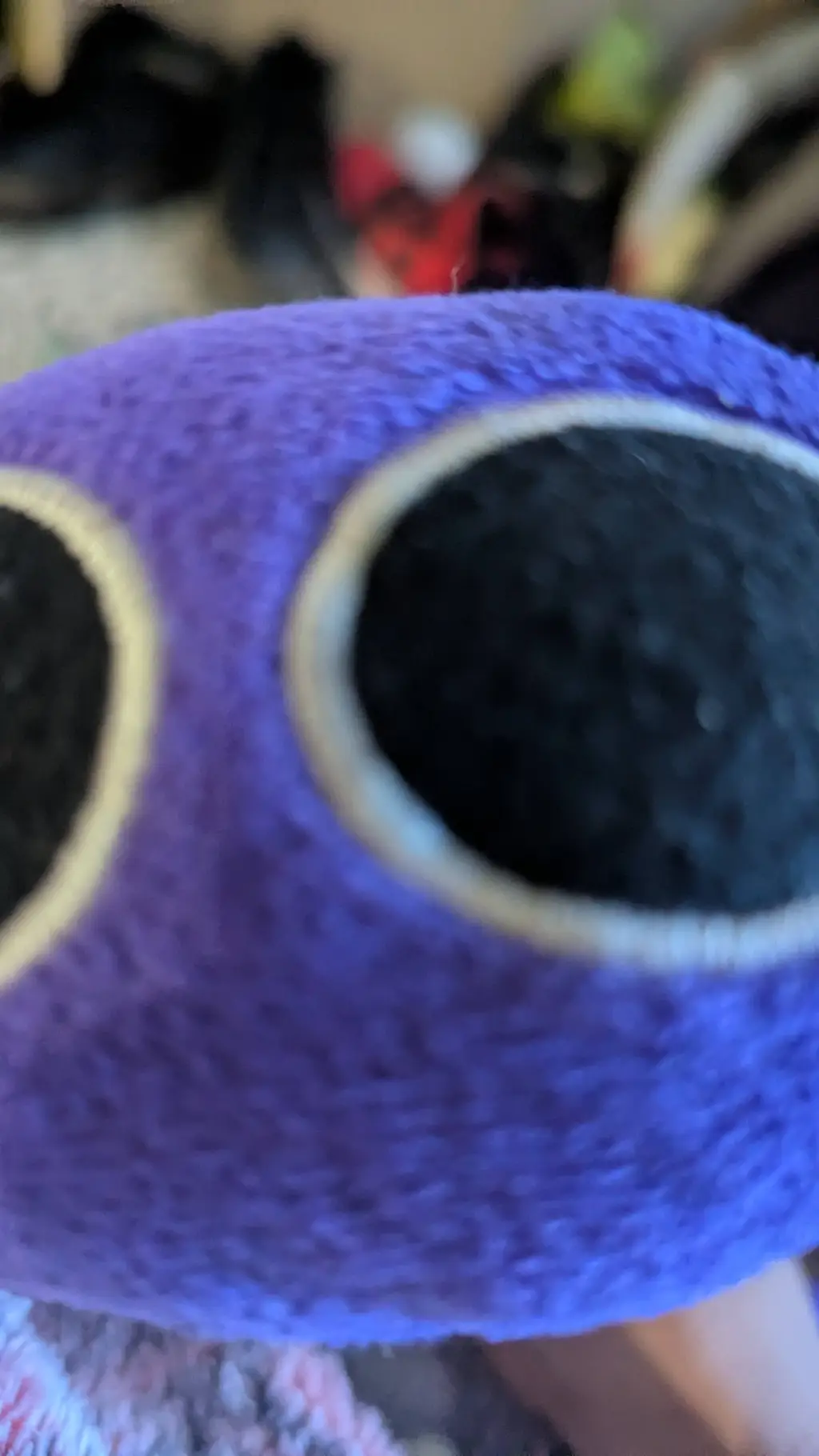ai character: purple background