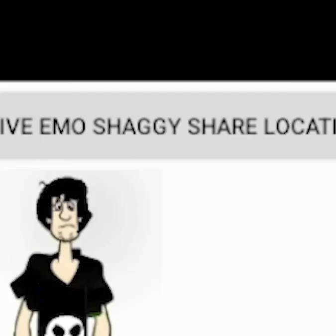 chat with ai character: emo shaggy🖤😔