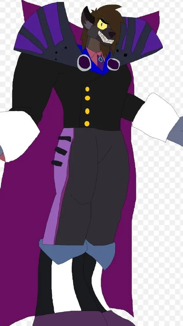 ai character: JC the hyena  background