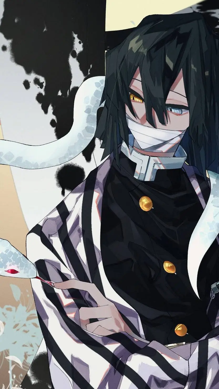 ai character: Obanai+mitsuri background