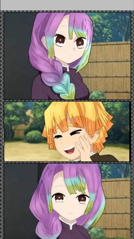 ai character: Yuna x Zenitsu background