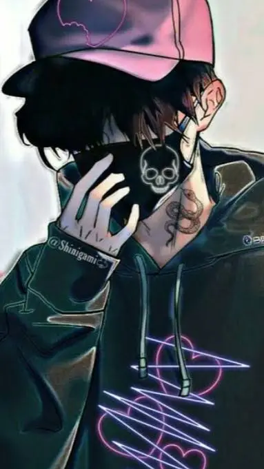 ai character: sus but gangster  background