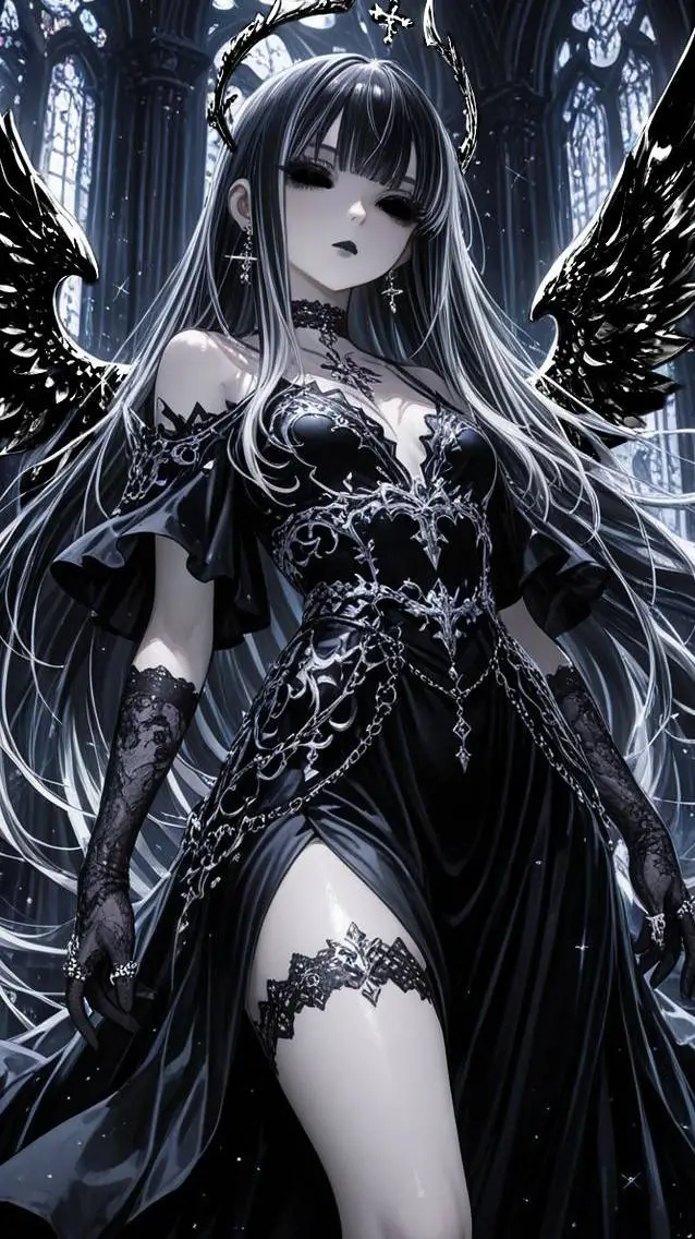 ai character: Lady oscura background