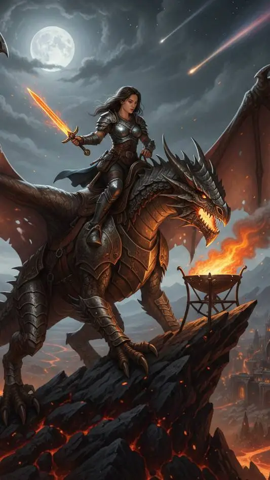 ai character: Kira  background