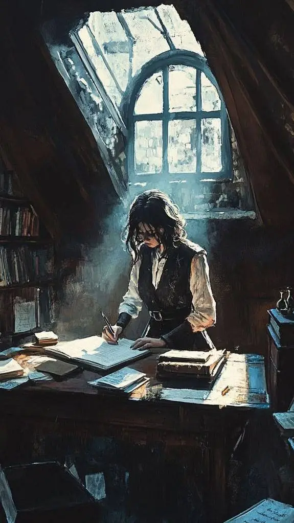 ai character: Lina  background