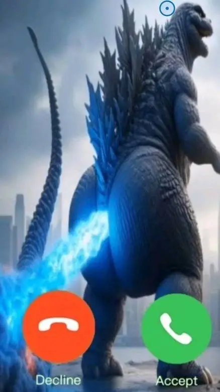 ai character: ai godzilla background