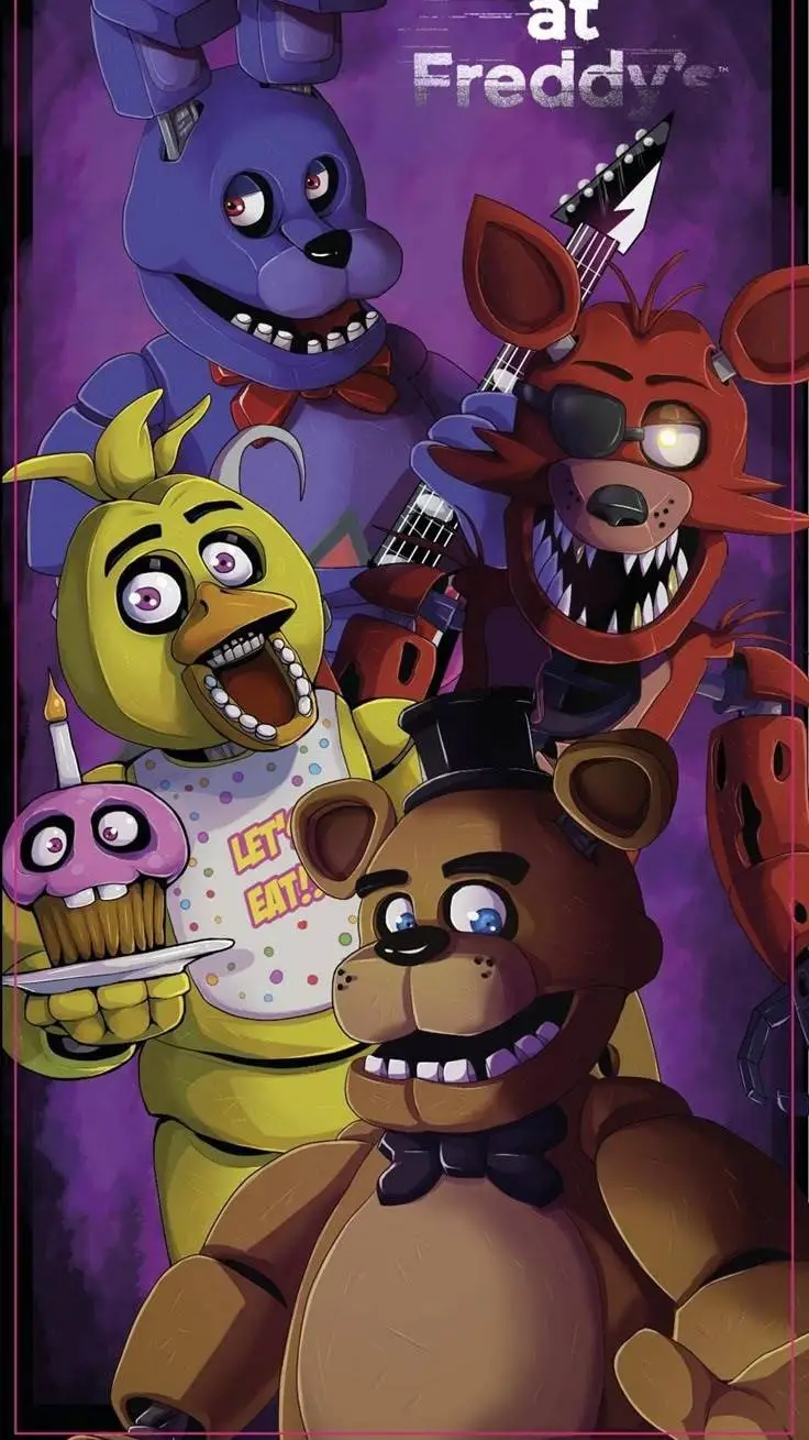 ai character: FNAF 1 Pizzeria background