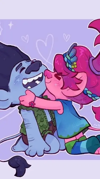 ai character: poppy y branch  background