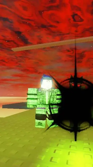 ai character: Forsaken camping!! background