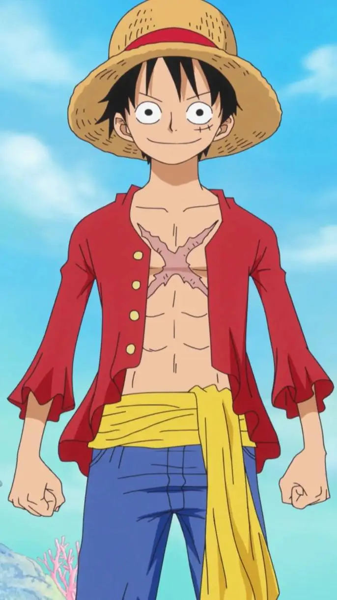 ai character: monkey D. luffy background