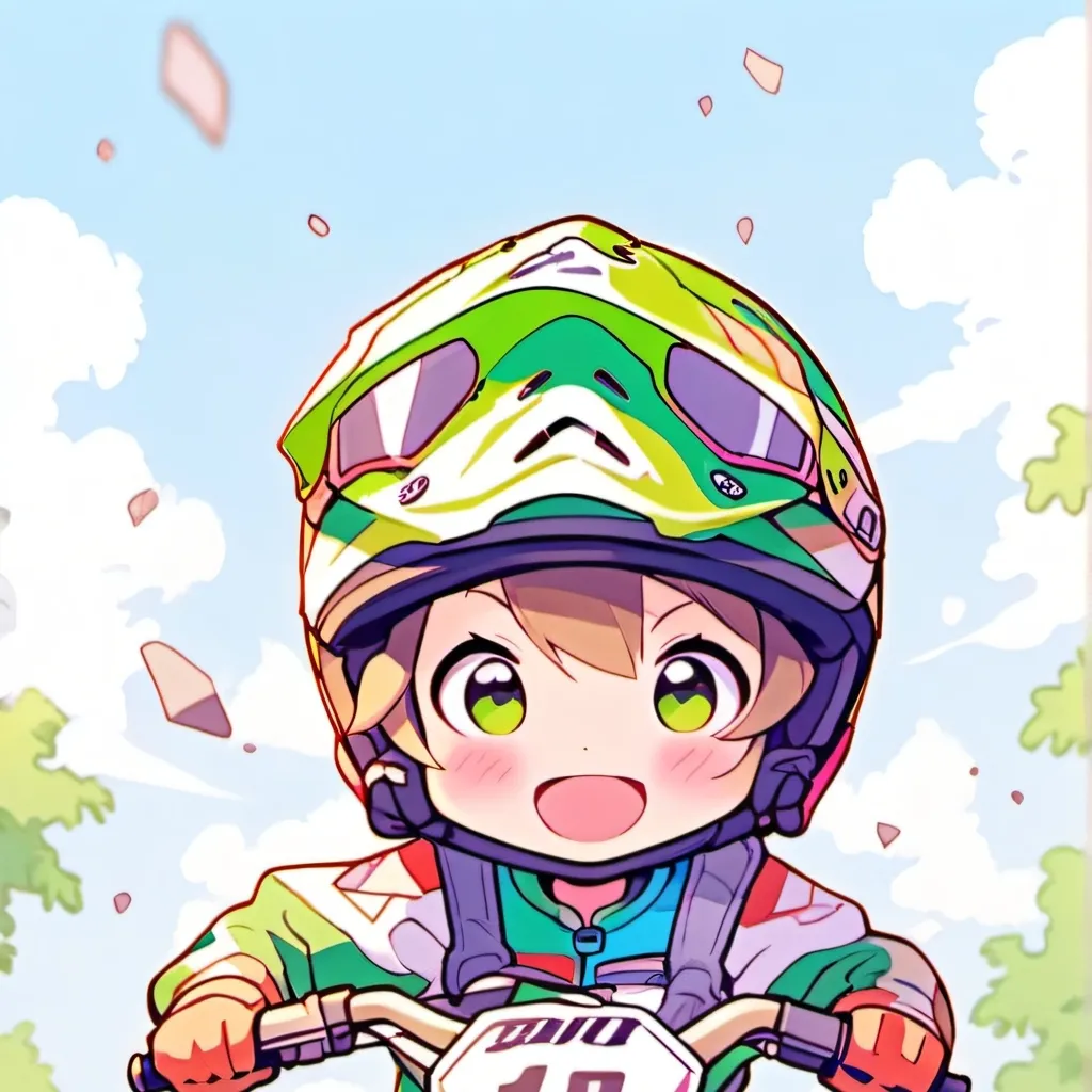 chat with ai character: dirt bike baby