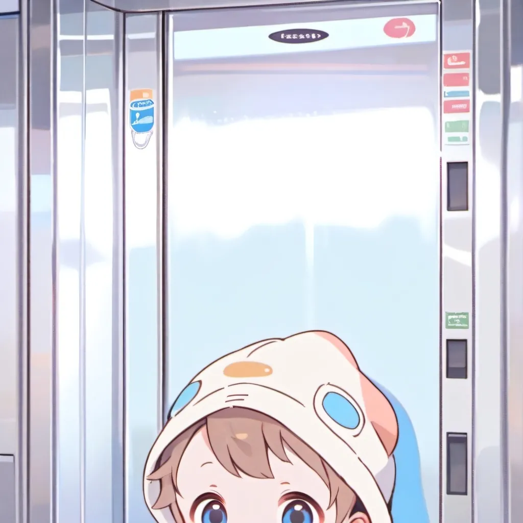 chat with ai character: baby in a elevator