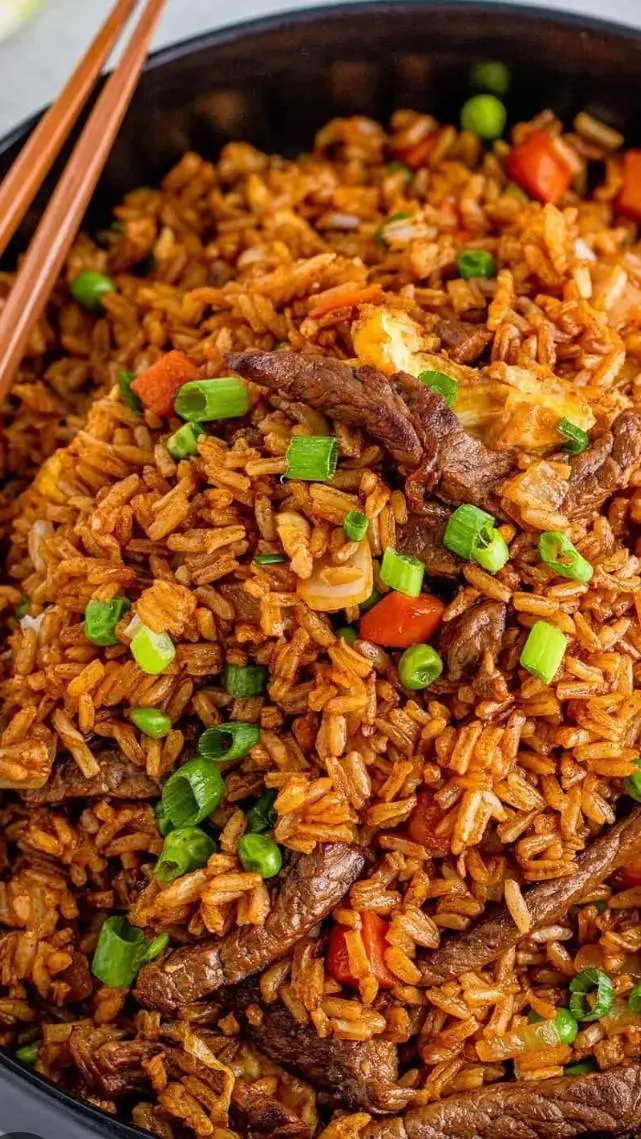 ai character: Fried rice background