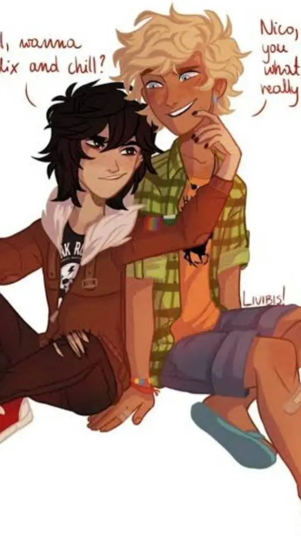 ai character: ☀️Solangelo☠️ background