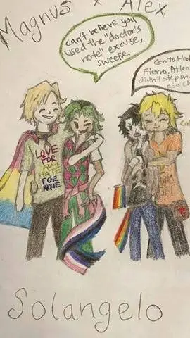 ai character: Solangelo background