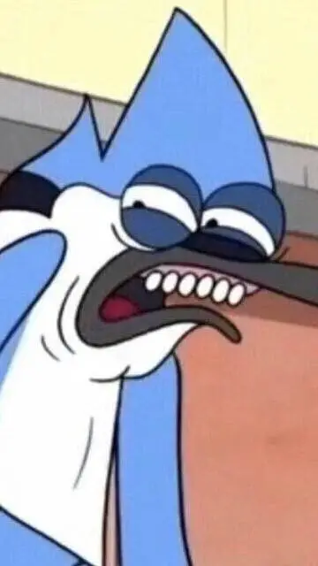 ai character: HH x regular show background