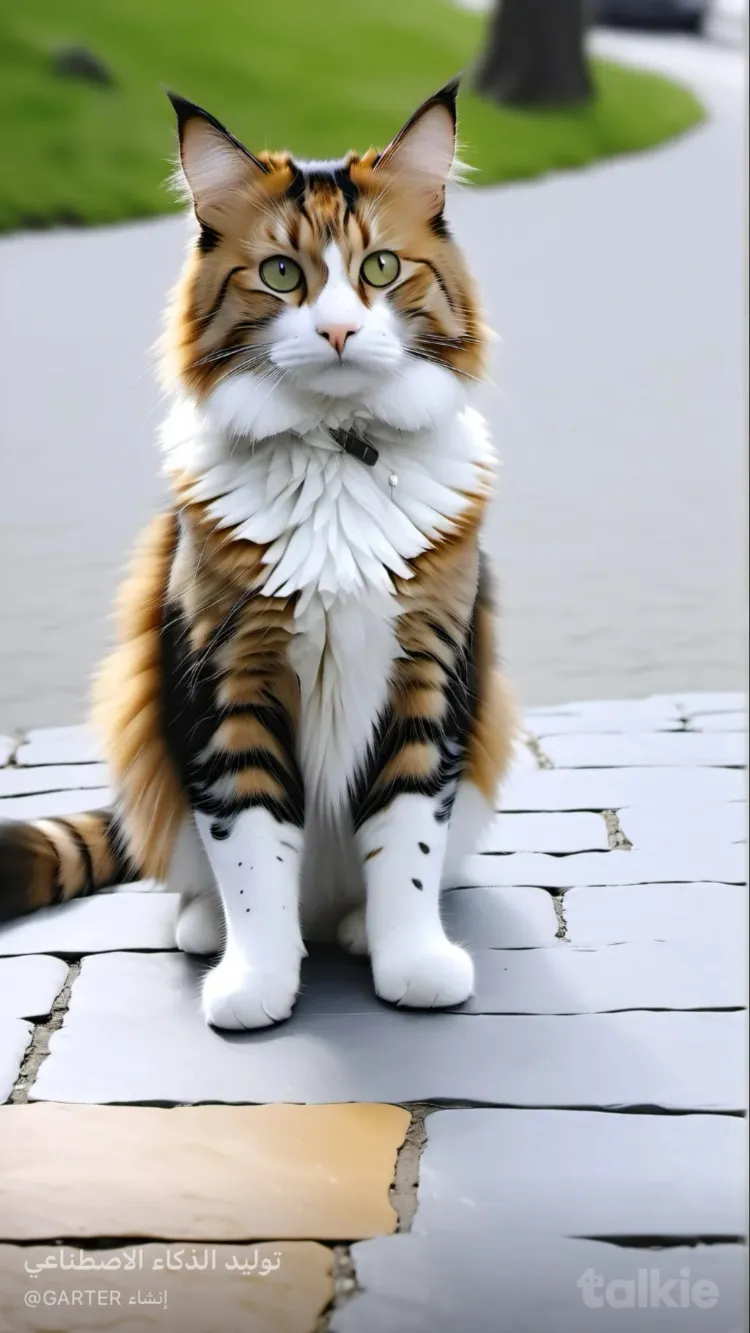 ai character: catبسه background