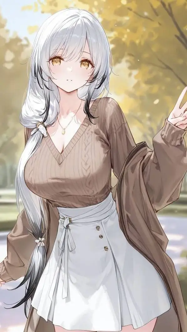 ai character: Nisijono hakari background