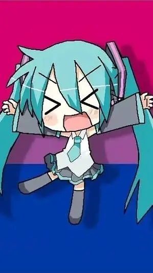 ai character: BISEXUAL miku background