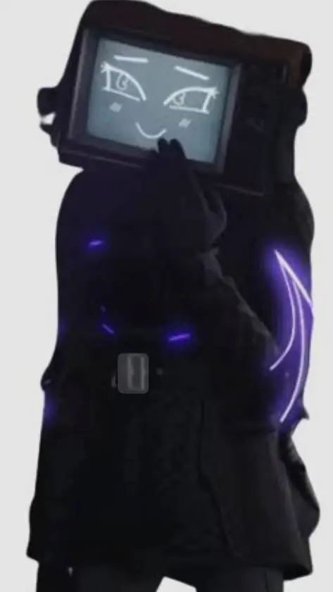 ai character: TV woman background