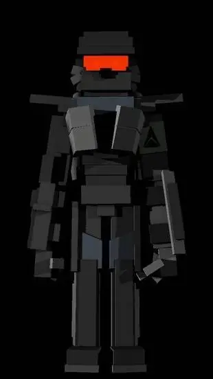 ai character: silver soldier  background